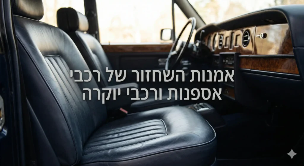 אמנות השחזור של רכבי אספנות ורכבי יוקרה